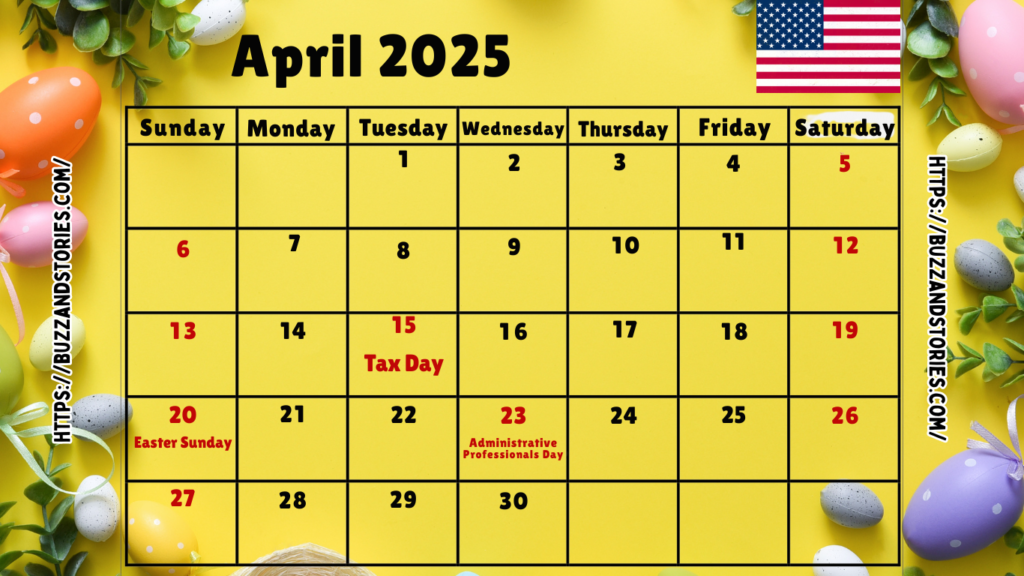 What is the Date of Easter in 2025?