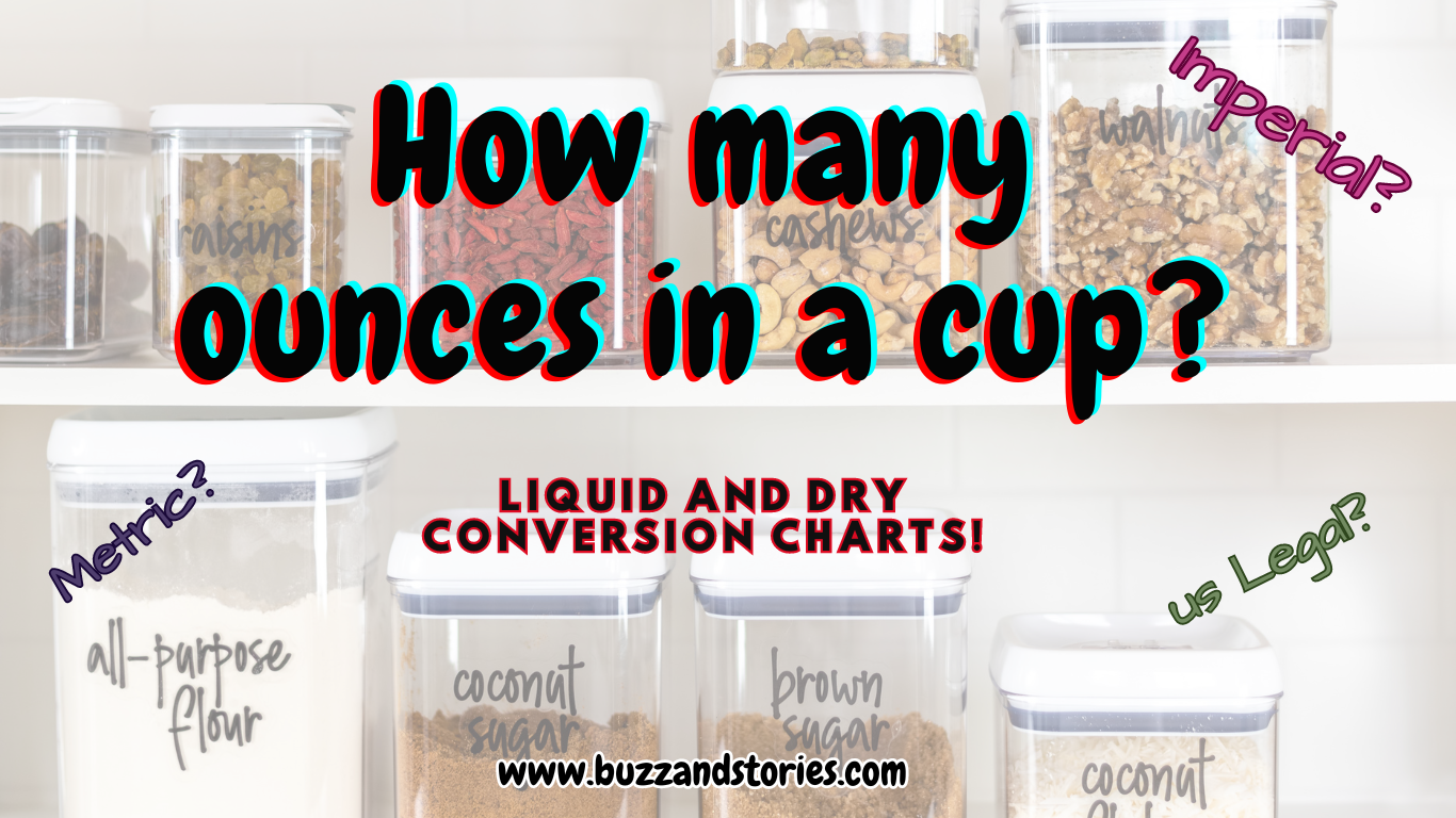 How many ounces in a cup?