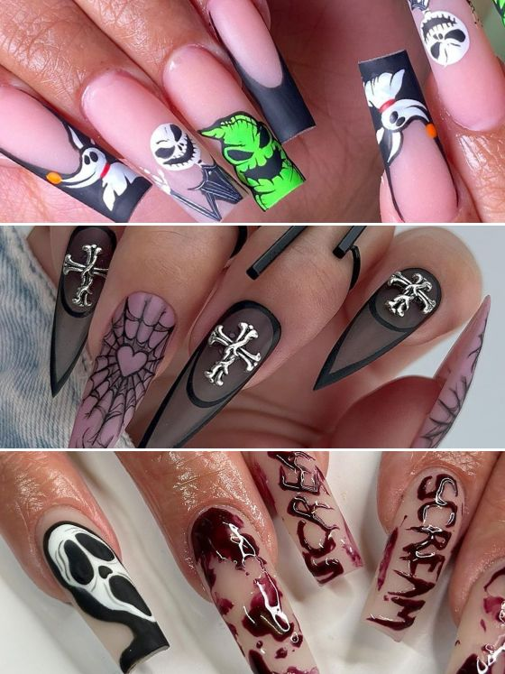  3D Halloween Nail Art Ideas for a Bold Look