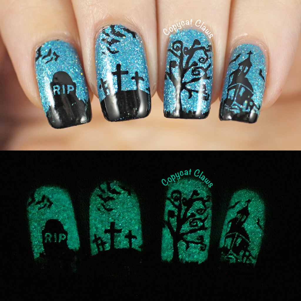 How to Achieve Glowing in the Dark Halloween Nails at Home