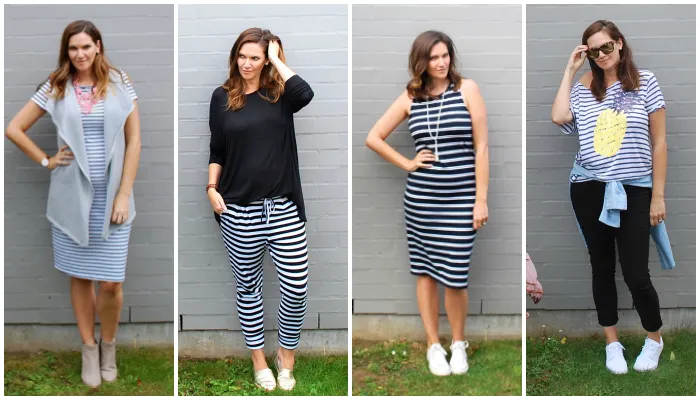 Why horizontal stripes ARE actually flattering