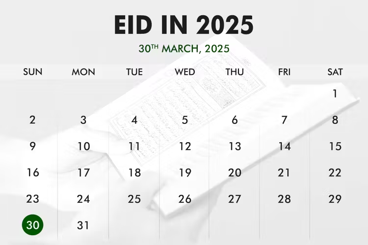 When is Eid in 2025