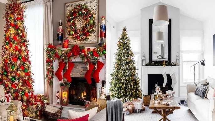 100 CHRISTMAS LIVING ROOM DECORATION IDEAS 2024