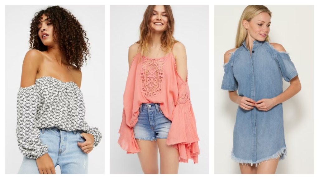 The Obsession with Cold Shoulder Tops