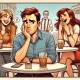 A-wide-digital-illustration-depicting-a-humorous-and-slightly-awkward-scenario.-A-man-sits-at-a-cafe-table-looking-flustered-and-bewildered-while